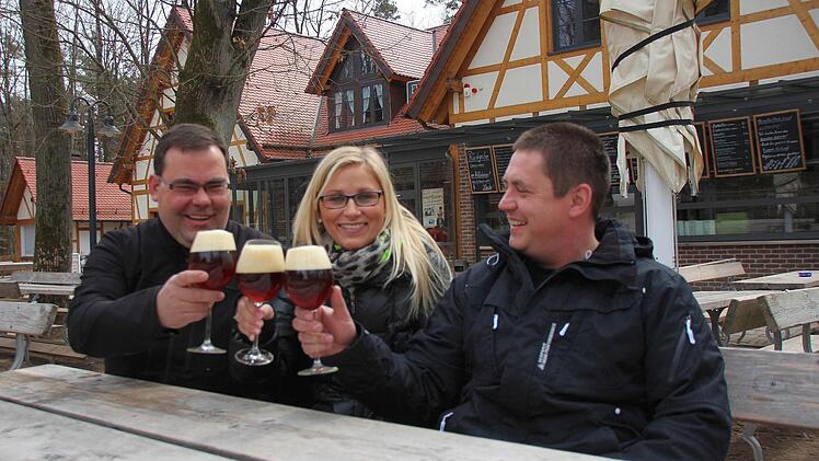 Nicht weniger schön: das Brauhaus am Kreuzberg in Hallerndorf.