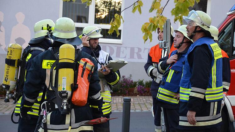Großübung in Gauaschach  Foto: Jana Keul