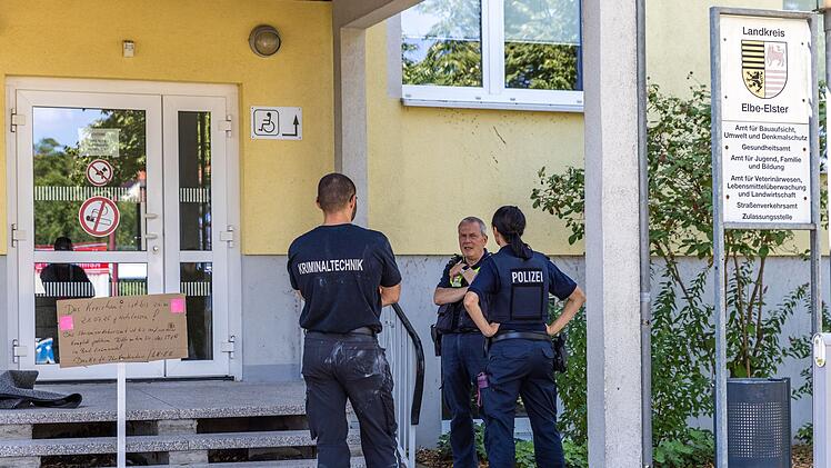 Angriff auf Mitarbeiter in Kreisverwaltung Elbe-Elster