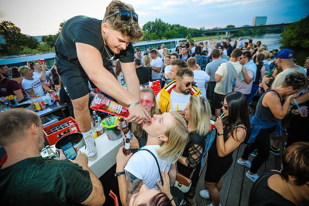 Auf drei Decks ging ordentlich die Post ab!