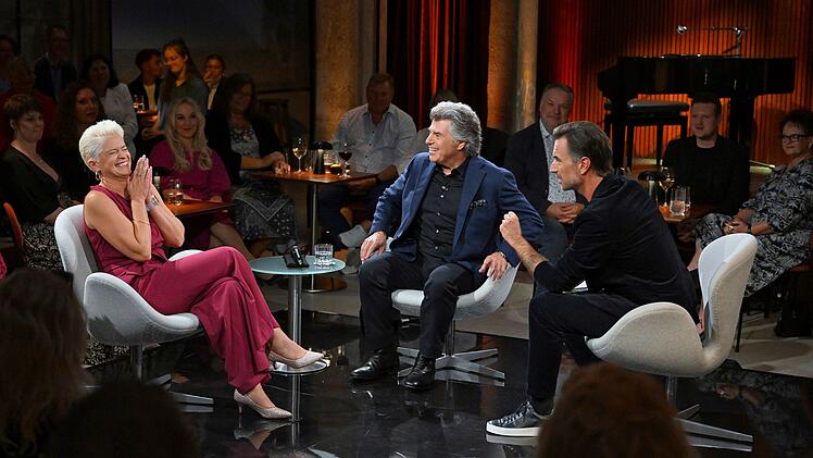 Mit der S&auml;ngerin Monique teilt der Schlagerstar Andy Borg (Mitte) viele gemeinsame Erinnerungen.