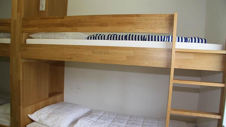 Insgesamt 83 Betten gibt es in der Weihermühle. Die meisten Zimmer sind Vierbettzimmer