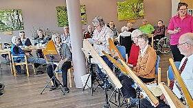 Blick in den Speisesaal beim Fr&uuml;hlingskonzert