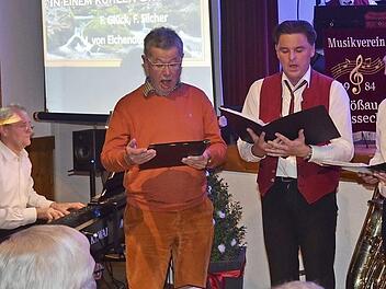 Die Gesangsgruppe des Musikvereins Größau- Posseck hat sich als Kulturträger etabliert und wird am Karfreitag die Liturgie in der St.-Johannes-der-Täufer-Kirche in Posseck mit der Johannes-Passion mitgestalten.  Foto: Archiv/K.- H. Hofmann