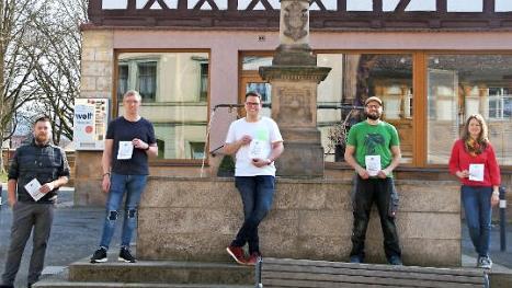 In Scheßlitz hat die "Junge Ideen Scheßlitz und Umgebung" (JISU) eine Helfergruppe organisiert. Sie wollen in der Coronakrise helfen. Foto: Joseph Beck