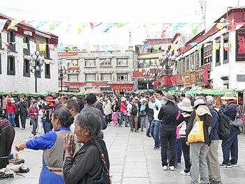 Frömmigkeit in deiner tibetischen Stadt Foto: privat