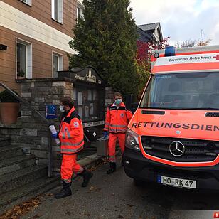 BRK-Einsatz in Hotel in Bad Steben