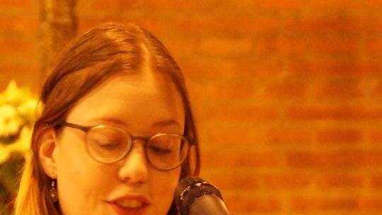 Katja Steiger in Aktion