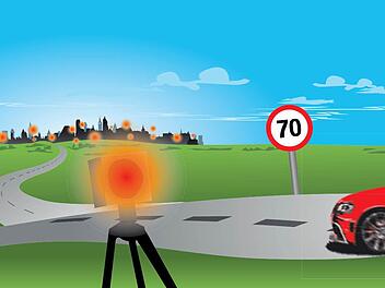 Allein im Landkreis Erlangen-Höchstadt wird beim "Blitzmarathon" am Donnerstag an 25 Stellen die Geschwindigkeit kontrolliert.  Grafik: infranken.de