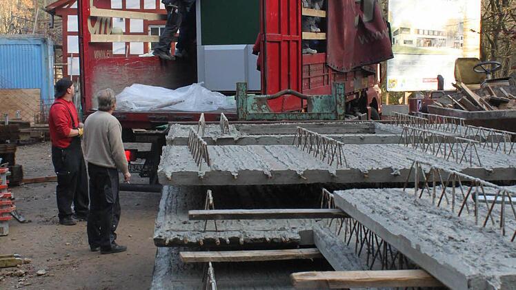 So sah es während der Bauphase aus.