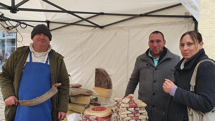Hier gab's die "weltbeste" Salami.