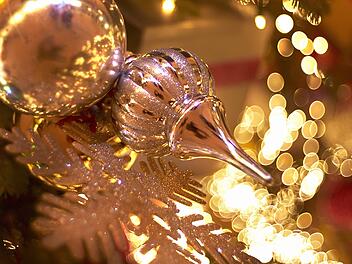 Weihnachtsbeleuchtung in der Autostadt