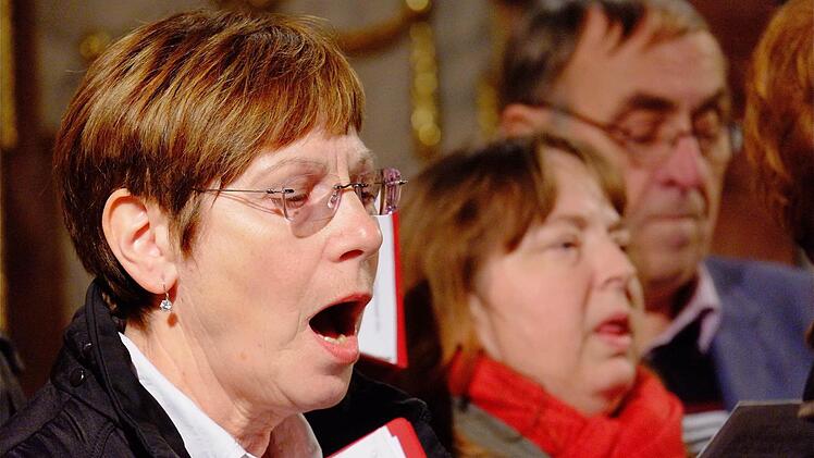 Beim Weihnachtsausklang in Sulzthal. Foto: Gerd Schaar