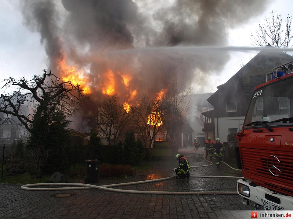 Brand in Steinwiesen