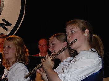 Die Querflöten Katharina Gais (von links), Franziska Stahl und Eva-Maria Kraus. Foto: Elisabeth Mehn