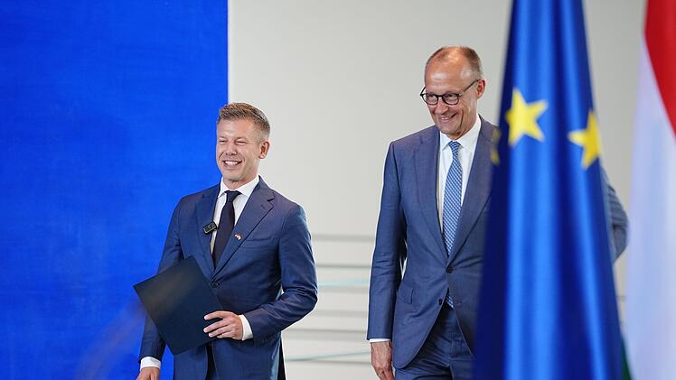 Ungarns Ministerpr&auml;sident Magyar in Berlin