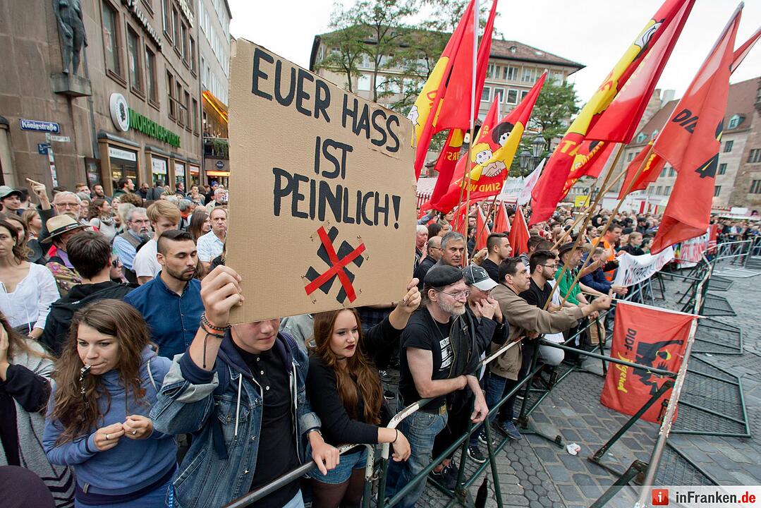 Demo gegen Neonazis in Nürnberg