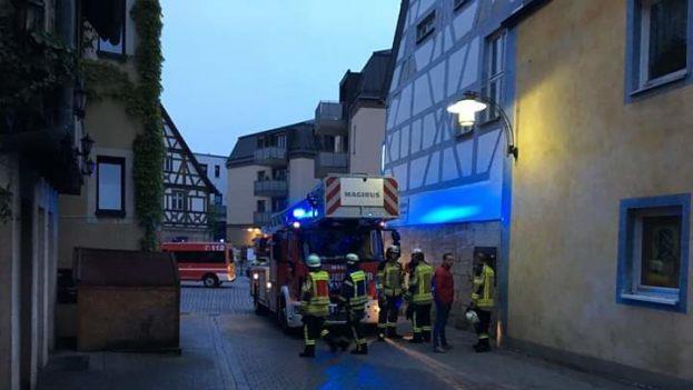 Die Feuerwehr ist vor Ort.  Foto: Freiwillige Feuerwehr Forchheim