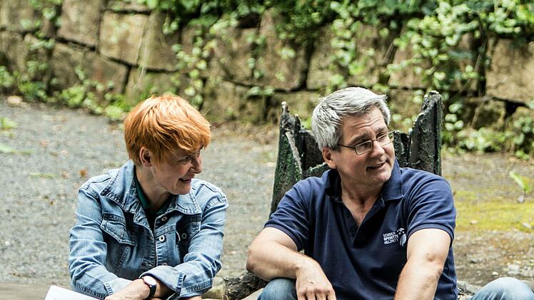 "Die schöne Galathée": Probenimpressionen von der Sommeroperette Heldritt auf der Waldbühne. Der Operetten-Einakter von Suppé feiert gemeinsam mit Offenbachs "Salon Pitzelberger" am 13. August Premiere.Foto: Jochen Berger