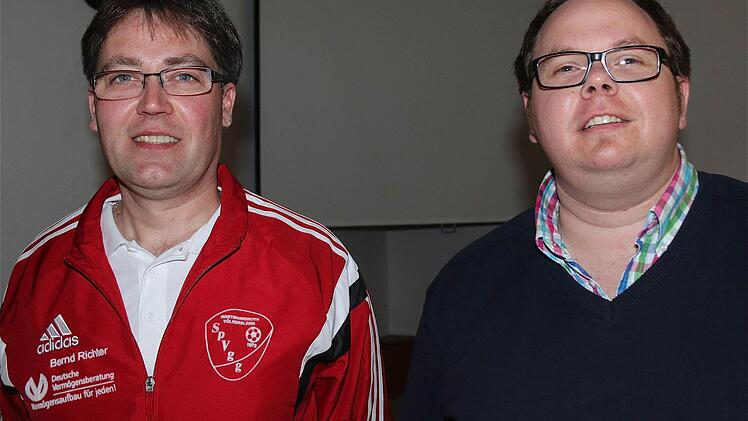 Neu in ihren Ämtern sind Jugendleiter Holger Raab (links) und Abteilungsleiter Florian Betz.