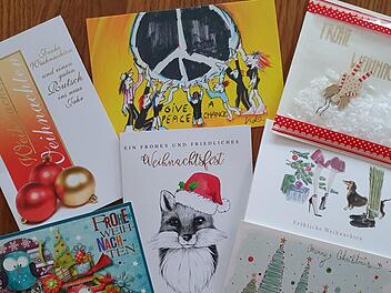 Es gibt sie noch trotz E-Mail und sozialer Medien: die gute alte Weihnachtspost.Christine Fischer