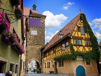 Der Sieberturm in Rothenburg ob der Tauber