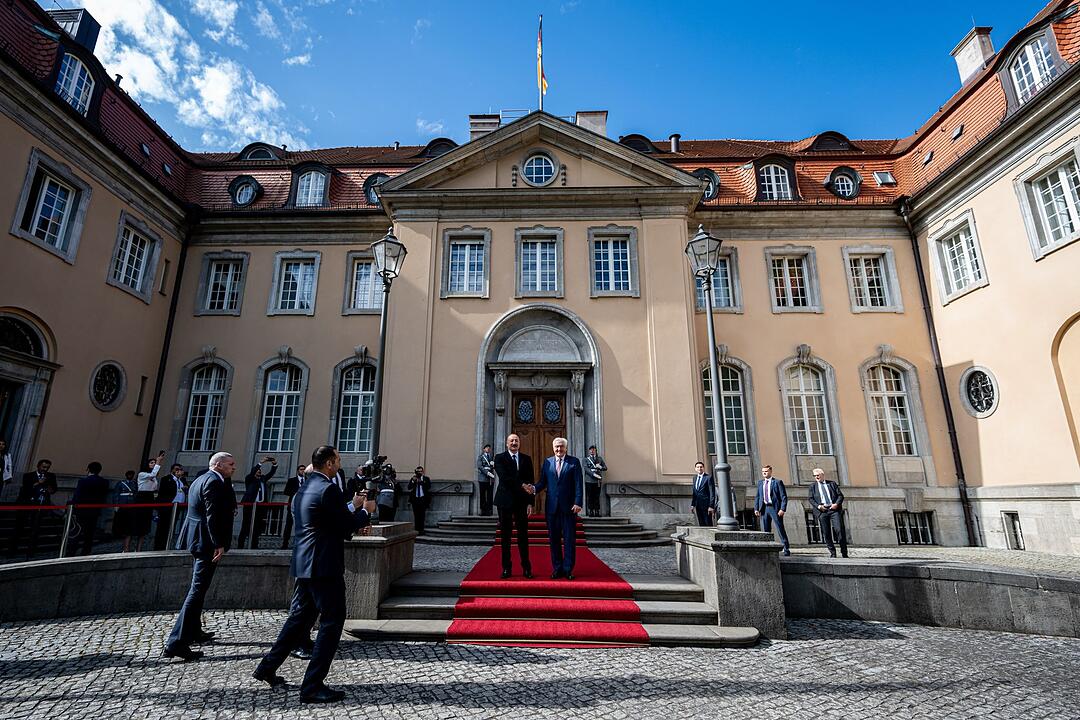 Besuch des Pr&auml;sidenten von Aserbaidschan