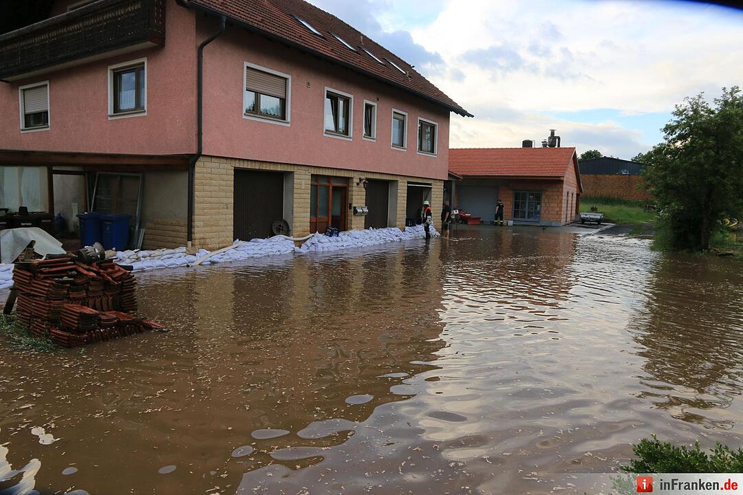 Hochwasser in Rauhenebrach