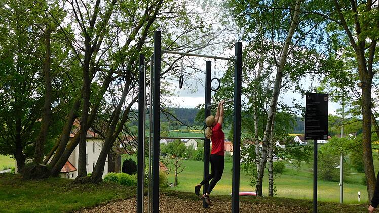 n Thurnau gibt es einen neuen Fitness-Park. Foto: Horst Wunner