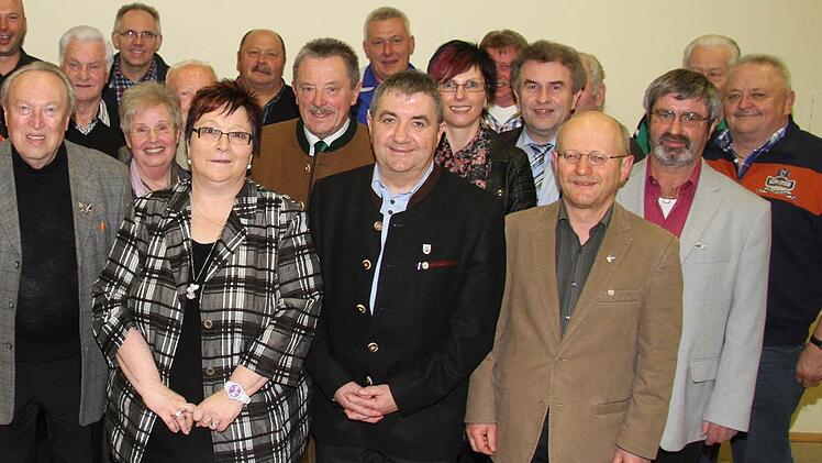 Viele treue Mitglieder wurden ausgezeichnet.