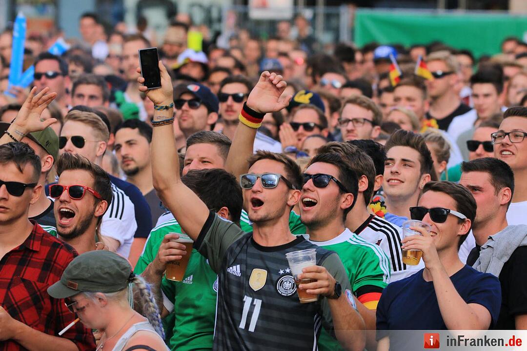 EM-Achtelfinale: Public Viewing in Bamberg