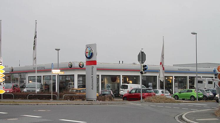 Ehemaliger Autowelt-König-Standort in Himmelkron Foto: Archiv