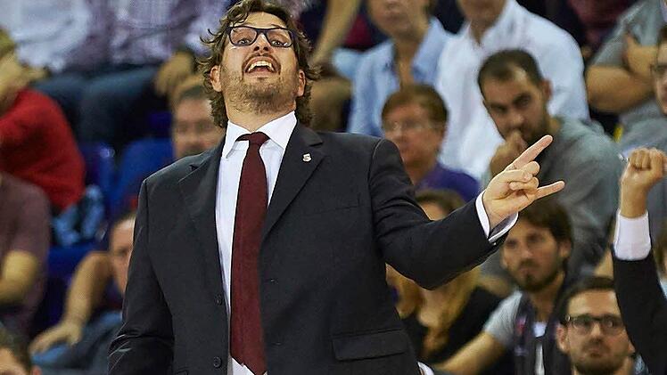 Andrea Trinchieri, Coach von Brose Bamberg. Foto: Alejandro Garcia , dpa