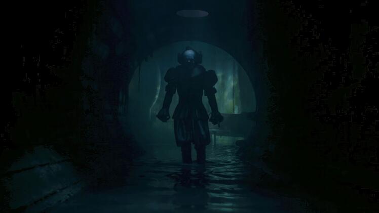 In den dunklen Tiefen von Derry lauert das Böse: Pennywise (Bill Skarsgård).