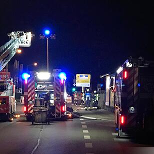 Explosionsgefahr nach Gasaustritt  - Teile von FŸrth-Steinach abgesperrt - Anwohner evakuiert