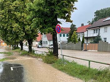 Hochwasser in Wiesentheid