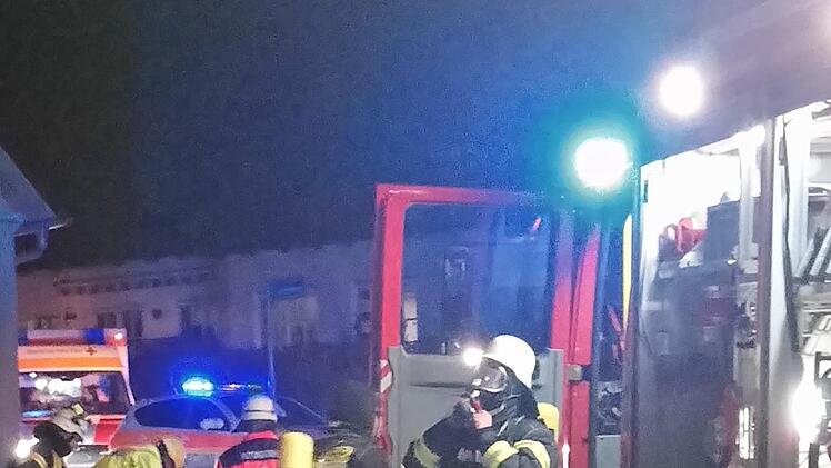 Feuerwehrübung in Arnshausen. Martin Metz
