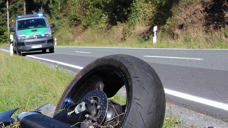 Gleich drei Zweiradfahrer sind am Freitag im Landkreis Forchheim in Unfälle verwickelt gewesen. Alle drei wurden schwer verletzt.  Symbolfoto: Andreas Schmitt