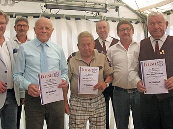 Sie sind dem FC Welitsch 50 beziehungsweise sogar 65 Jahre treu.