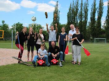 Ein bisschen wie durch die Rausch-Brille fotografiert: Das Orga-Team von YouCo hat einen Testlauf für die FunGames bereits bestanden.Foto: Christiane Lehmann