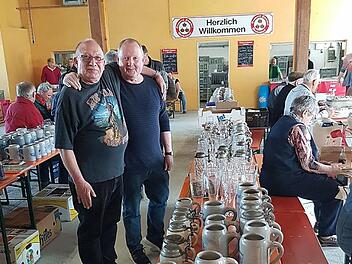 Beste Stimmung herrschte bei den Sammlern in Merkendorf. Foto: Werner Höchstetter