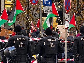 Pro-Palästina-Demonstration in Nürnberg