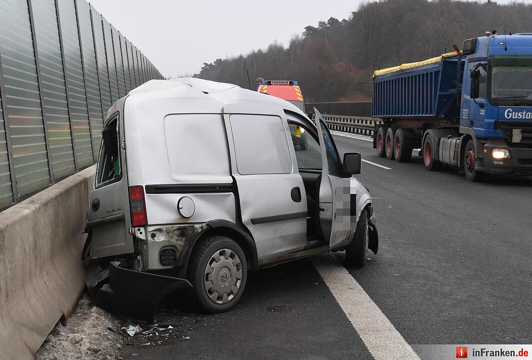 Unfall auf der A73 im Kreis Bamberg