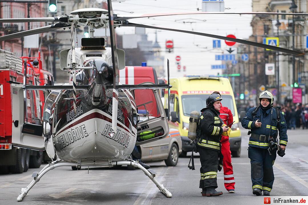 Explosion in der U-Bahn in St.Petersburg