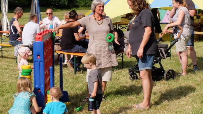 Die Kinder standen beim Netzwerkfest im Mittelpunkt. Nicht nur für sie war viel geboten. Foto: Björn Hein