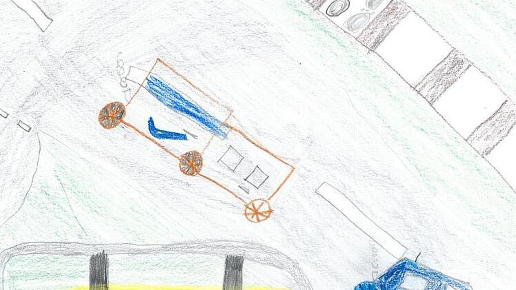 Die B 4 an der Einmündung zum Ahorner Berg würde nach dem Ausbau viel sicherer, meint Ahorns Bürgermeister Finzel.  Foto: Lutz gemalt von Jason