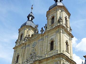 Nur wenige Gläubige dürfen in diesem Jahr in die Basilika Gößweinstein einziehen.  Foto: Thomas Weichert
