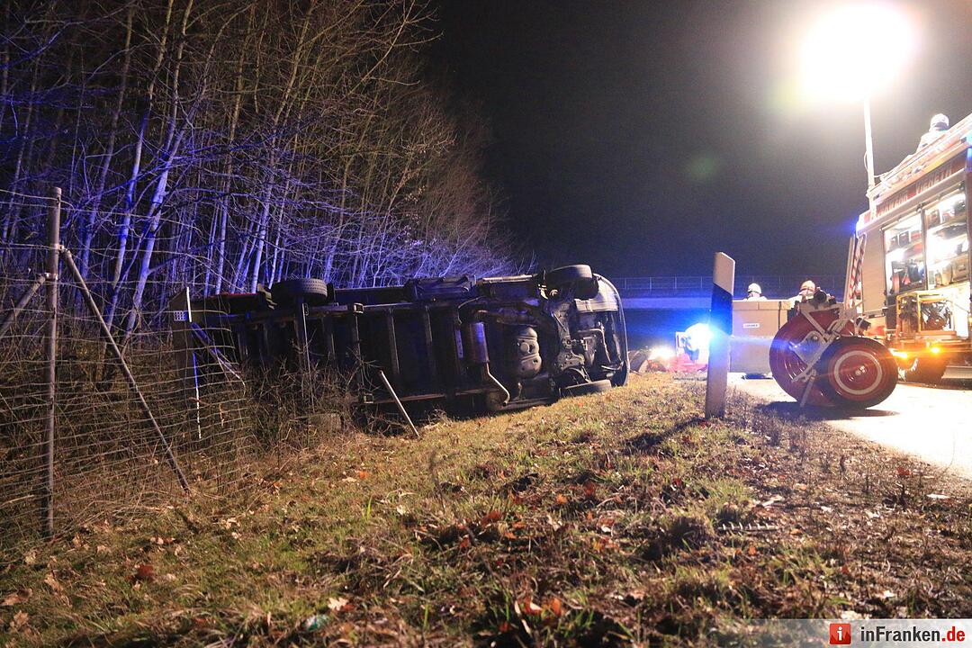A70: Hoher Schaden nach Unfall bei Oberhaid
