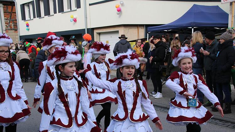 Faschingszug in Poppenlauer.Heike Beudert