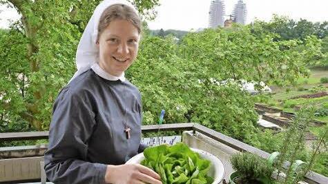 Vom Balkon mit Blick auf die Basilika Vierzehnheiligen Foto: Ronald Rinklef